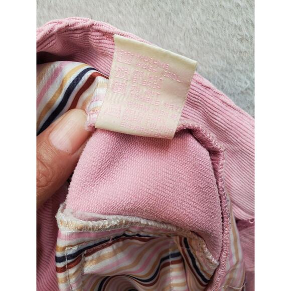 CR by Golf Straight & Pencil Skirt Womens Size 8 Pink Corduroy Zip Front Pockets - Picture 8 of 9